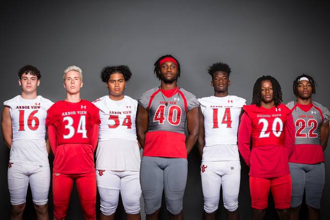 Las Vegas Sun's HSFB Media Day Team Portraits