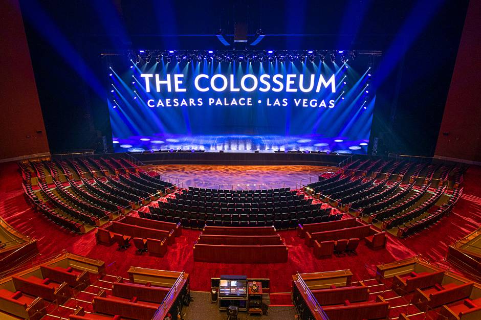 The Colosseum at Caesars Palace Seating 