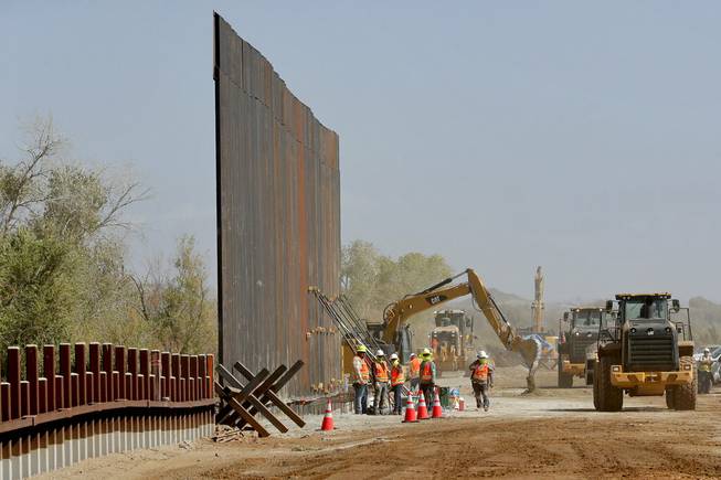 Border wall in Arizona