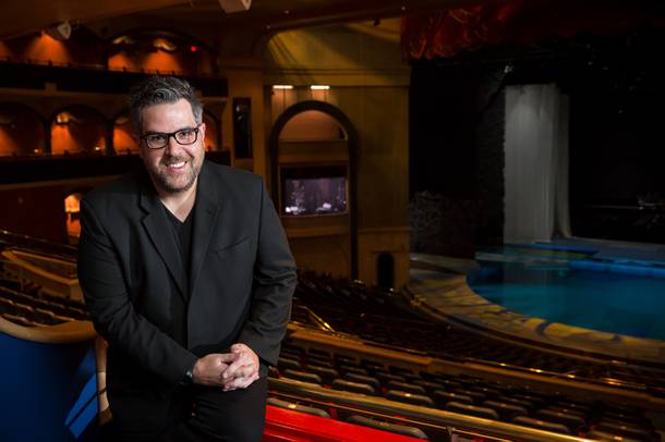Cirque du Soleil Vice President of Marketing and Public Relations Lou D'Angeli at the O Theater at Bellagio.