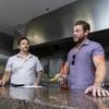 Cut & Taste managing partners Jeremy Jordan, left, and Alex Barnett are interviewed at their under-construction catering facility near McCarran International Airport, Tuesday, Oct. 1, 2019.