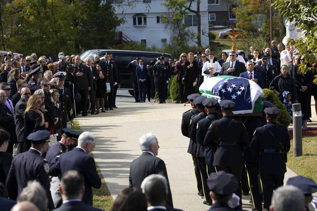 Funeral for NYC cop