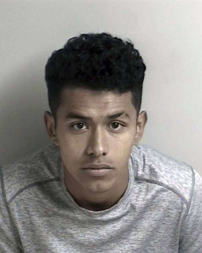 This photo provided by the El Dorado Sheriff's Office shows Marlon Cruz. Cruz, a 20-year-old soccer player at Lake Tahoe Community College was arrested Monday, Oct. 7, 2019, as a suspect in a hit-and-run accident that killed an elderly man who was crossing a street the previous night in South Lake Tahoe, Calif.

