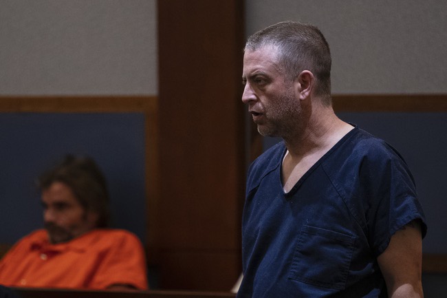 Christopher Prestipino appears at the Las Vegas Justice Court, downtown, Wednesday, Oct. 16, 2019.