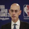 In this Oct. 8, 2019, file photo, NBA Commissioner Adam Silver speaks at a news conference before an NBA preseason basketball game between the Houston Rockets and the Toronto Raptors in Saitama, near Tokyo.