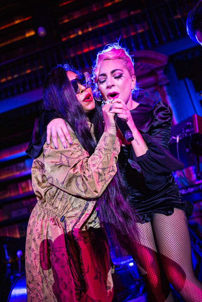 Ashanti and Lady Gaga sing at NoMad.