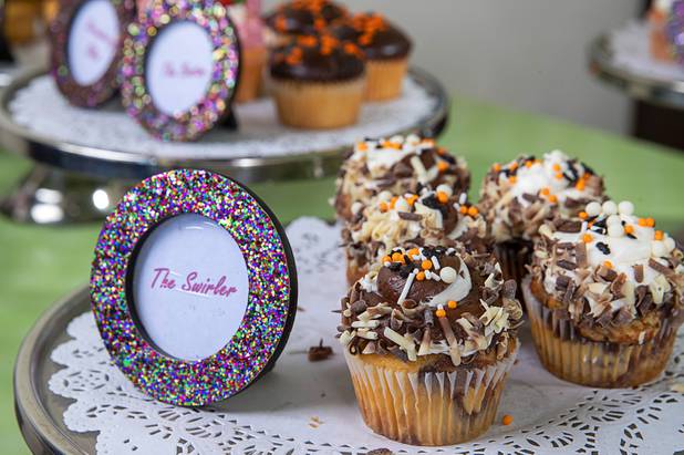 Cupcakes are displayed at Caked Las Vegas, 7175 W. Lake Mead Blvd., Tuesday, Oct. 29, 2019.