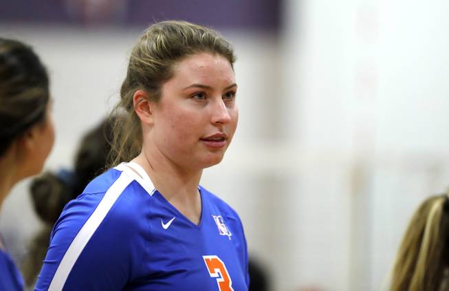 Bishop Gorman High School&#39;s Tommi Stockham, who will sign next month with USC, was the state&#39;s Gatorade Player of the Year last season as a junior.	