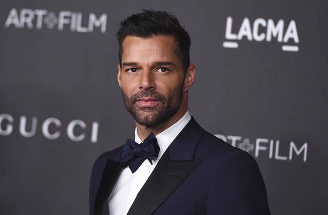 This Nov. 2, 2019, file photo shows Ricky Martin at the 2019 LACMA Art and Film Gala in Los Angeles.