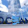 This May 15, 2019, photo shows the exterior of the Ocean Casino Resort in Atlantic City, N.J.