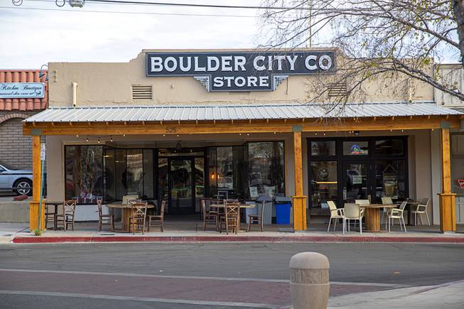 A view of the Boulder City Company Store in Boulder ...