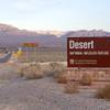 A monument sign on Corn Creek Road marks the entrance to the Desert National Wildlife Refuge north of Las Vegas Friday, Dec. 13, 2019.