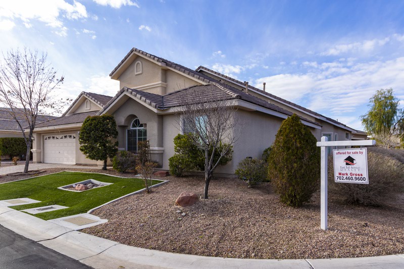 The median sales price for an existing home in the Las Vegas area reached $420,000 during November, according to a report released this morning ...