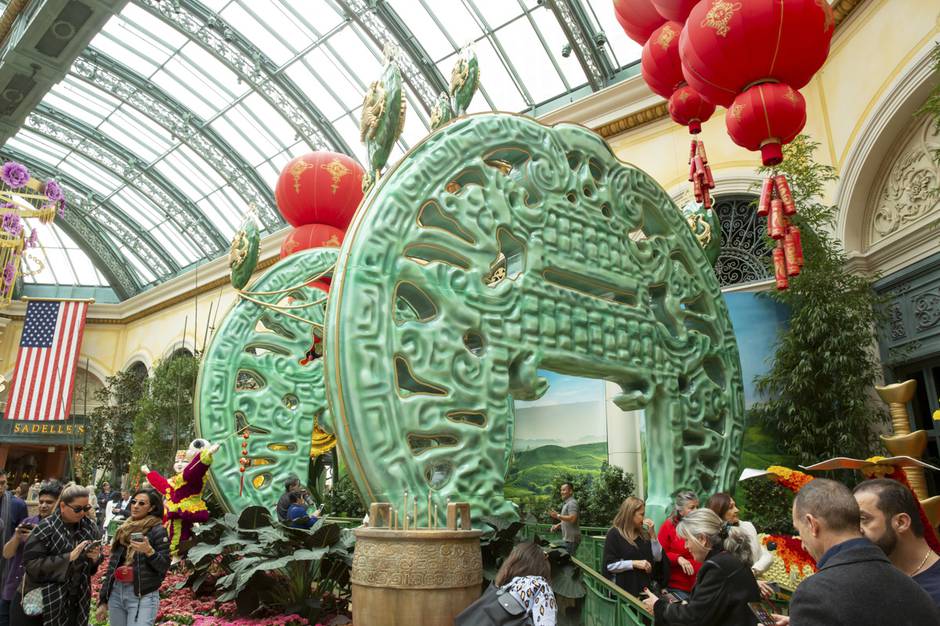 Bellagio's Conservatory & Botanical Gardens in Las Vegas Celebrates Lunar  New Year with Festive “Eye of the Tiger” Display Through March 5 – Splash  Magazines