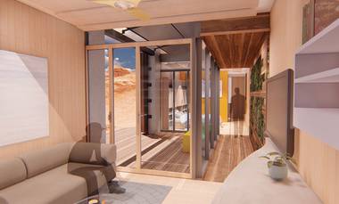 UNLV’s latest Solar Decathlon project, called Desert Bloom, will be designed to help veterans with post-traumatic stress disorder (PTSD) return to civilian life.
