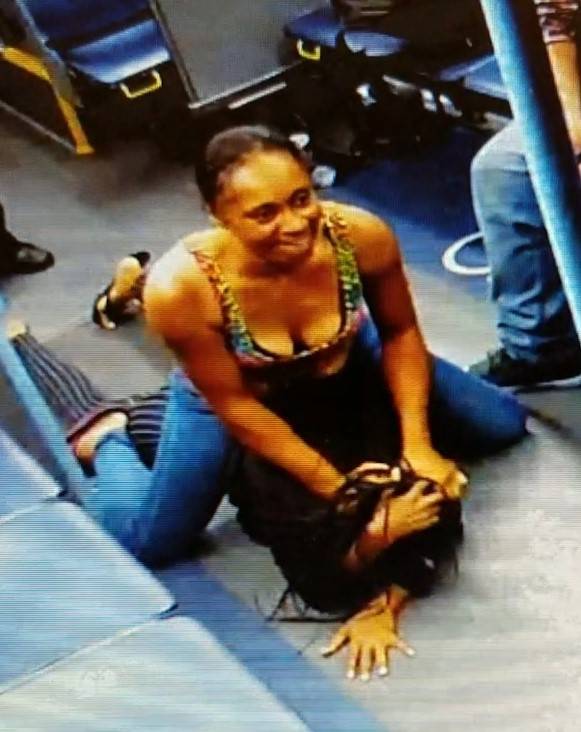 Metro Police say this woman has been involved in random attacks on public bus passengers.