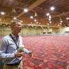 Steve Stallworth, General Manager of South Point Arena & Equestrian Center, gives a tour of an exhibit hall at South Point, Friday, Jan. 24, 2020.