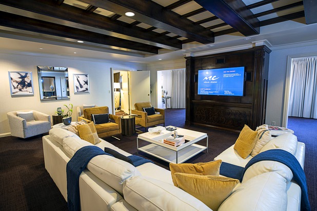 A view of the living room in a Strip View Suite at Green Valley Ranch in Henderson Wednesday, Feb. 5, 2020.