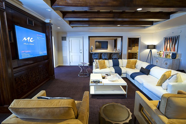 A view of the living room in a Strip View Suite at Green Valley Ranch in Henderson Wednesday, Feb. 5, 2020.