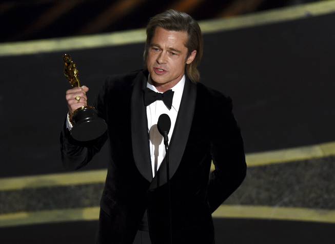 Brad Pitt wins an Oscar