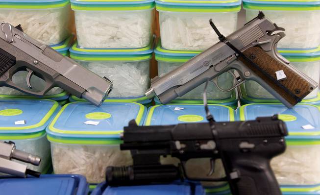 Drug bust guns Drug bust guns