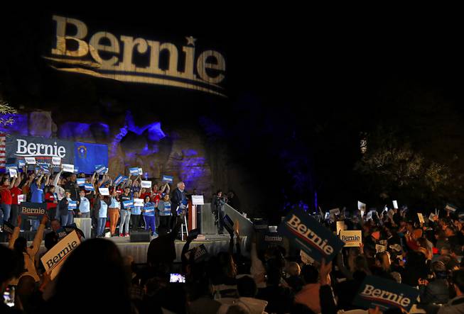 Bernie Sanders Rally At Springs Preserve