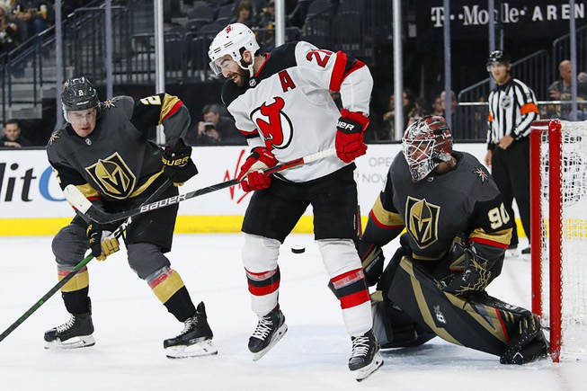 Golden Knights Shut Out Devils 3 0 New Jersey Devils Right Wing Kyle 