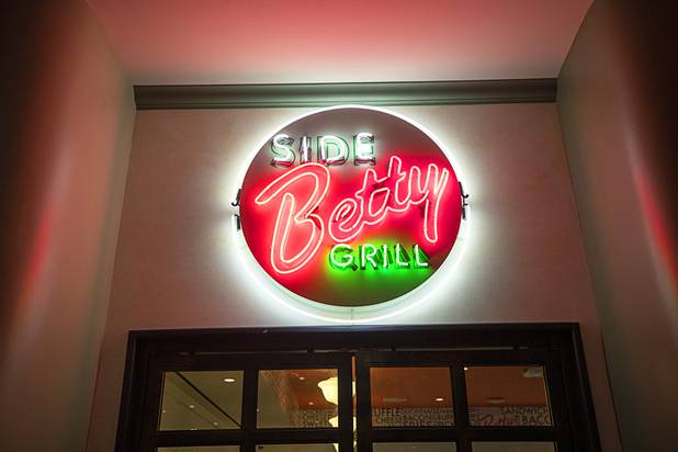 A casino entrance to the Side Betty Grill in the BetMGM sports book at the Park MGM Friday, March 6, 2020.