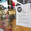 ABC Stores is temporarily closed after Gov. Steve Sisolak ordered a mandatory closure of all nonessential businesses in an effort to combat the spread of COVID-19, Wednesday, March 18, 2020.