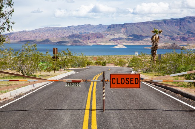 Lake Mead Recreational Area has closed all public beaches, picnic ...