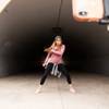 Zumba instructor Jaqueline Andrea conducts a Facebook Live dance cardio class for those who look to keep active but still maintain social distancing amid the COVID-19 pandemic, Monday, April 6, 2020.