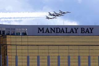 Thunderbirds Show Support For Healthcare Workers With Flyover