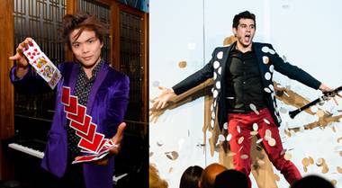 Shin Lim, left, and Xavier Mortimer have been collaborating on magical content for social media.