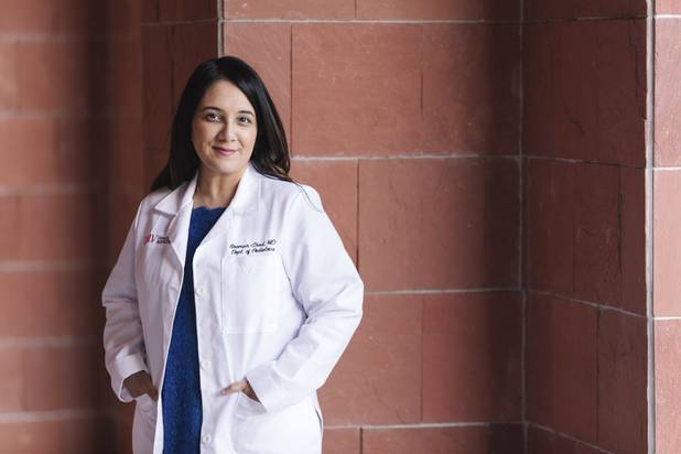 Dr. Rooman Ahad, Pediatric Neurology Specialist and professor, poses for a photo at the UNLV School of Medicine, Tuesday, April 9, 2019.