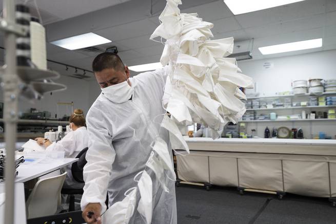 Photograph Interior Design Store Makes Face Masks Las Vegas Sun News