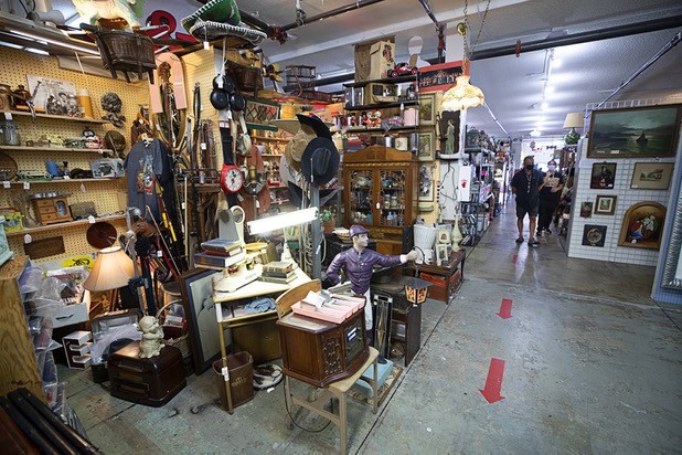 Antique Alley Mall, 1131 S. Main Street, was open for business Saturday, May 9, 2020. Saturday was the first day restaurants, salons and other nonessential businesses were allowed to reopen after restrictions were imposed to help slow the spread of the new coronavirus.