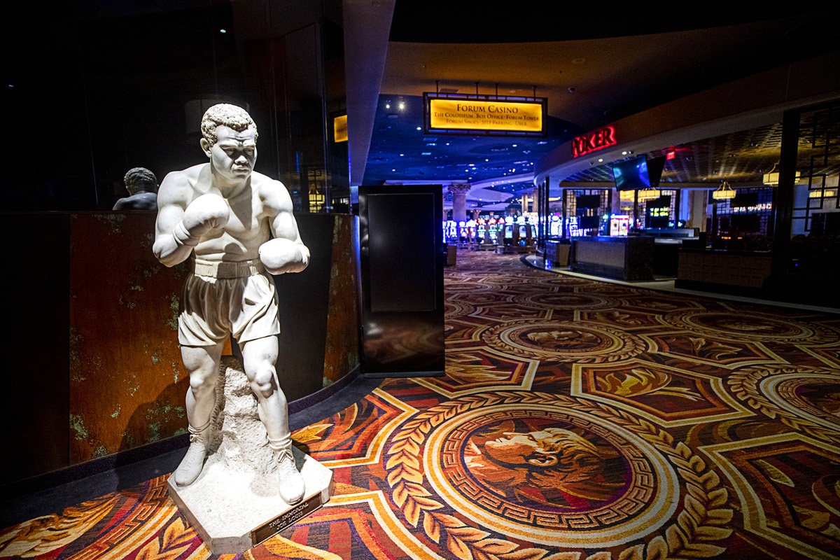 There had to be a place in Las Vegas for the greatest boxer in history