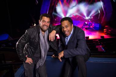 Friends and entertainers Clint Holmes, left, and Earl Turner will be part of the fun for this weekend’s Heart & Soul benefit show.