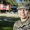 Jackie Trujillo, who studies criminal justice and communications at UNLV, works for one of the task forces responding to COVID-19 as part of her Nevada National Guard duties.