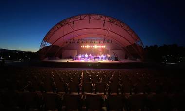 Frankie Moreno and his band play the Amp at Craig Ranch Regional Park in North Las Vegas.