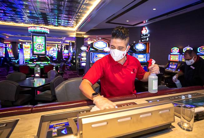 Casino Workers Prepare For Midnight Reopening