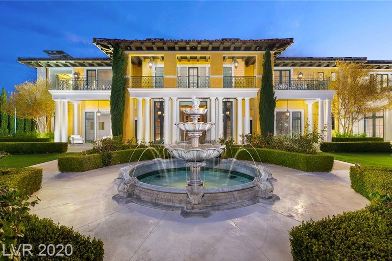 The casino mogul has put his mansion on the market for $25 million after a $16 million renovation, making it the most expensive home currently listed in Las Vegas.