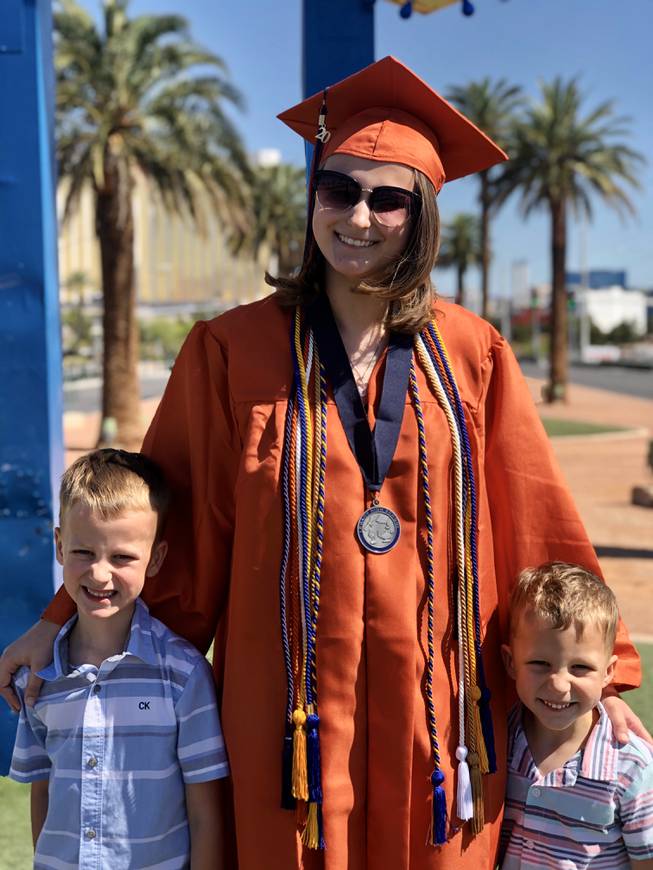 Jennifer Shomshor poses for a photo with her sons 6-year-old Bryce, left, and 4-year-old Ryker, right. (Courtesy of Jennifer Shomshor)