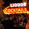 Patrons gather for a drink outside Atomic Liquors before bars were ordered to shut down again to prevent coronavirus spread in Las Vegas, July 10, 2020.