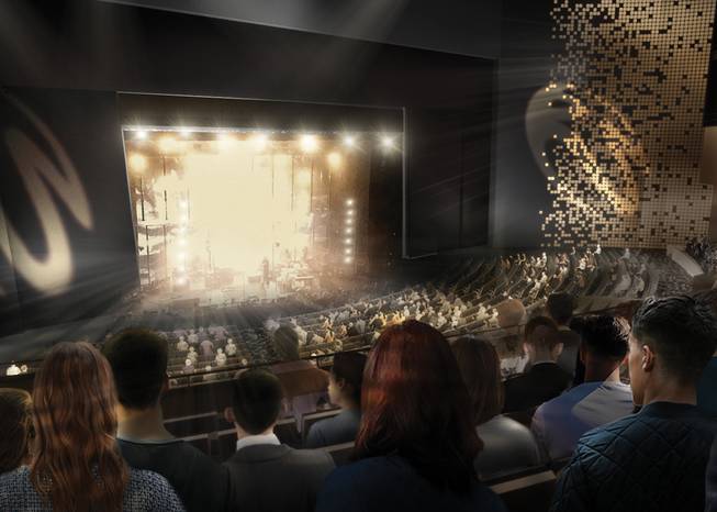 A rendering of the Theatre at Resorts World. 
