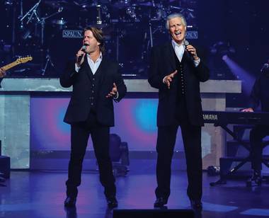 The Righteous Brothers and the Las Vegas Philharmonic are among the acts slated for pay-per-view shows from the Space.