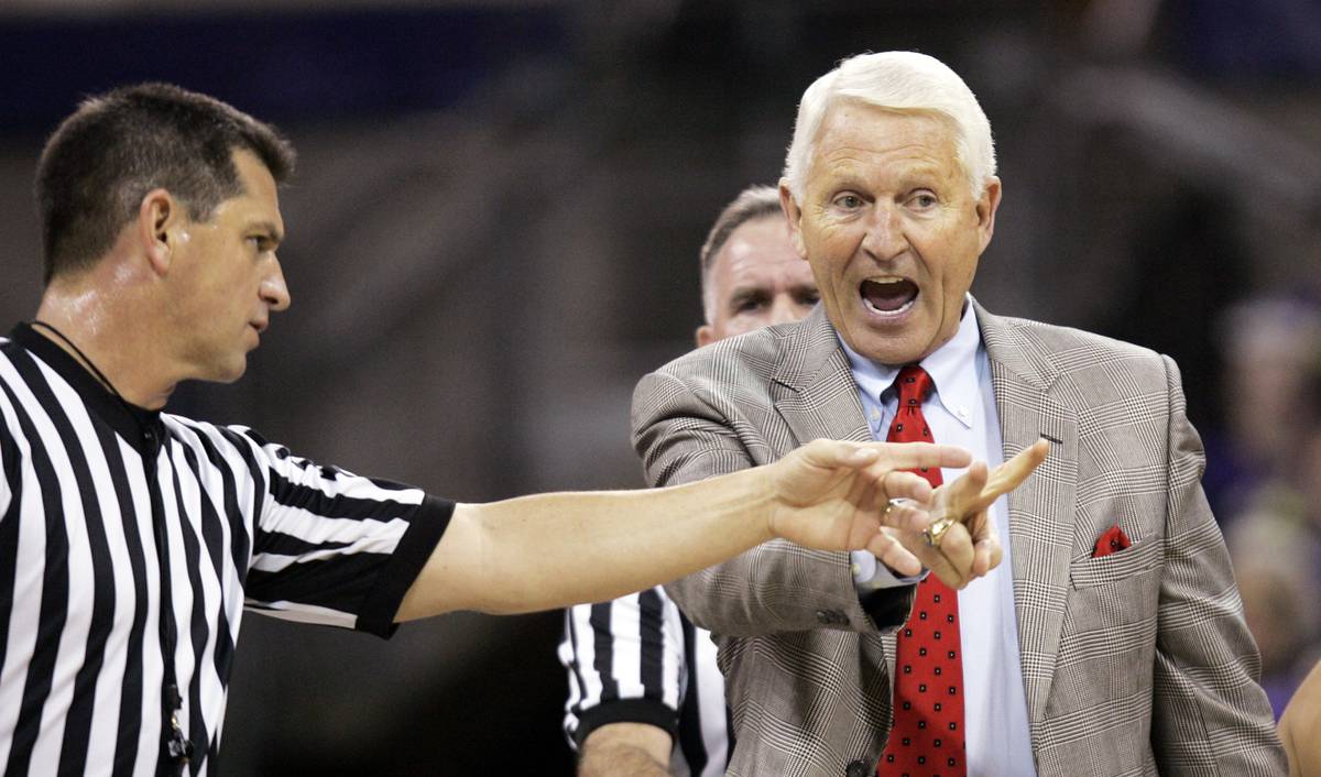 Lute Olson and wife Kelly