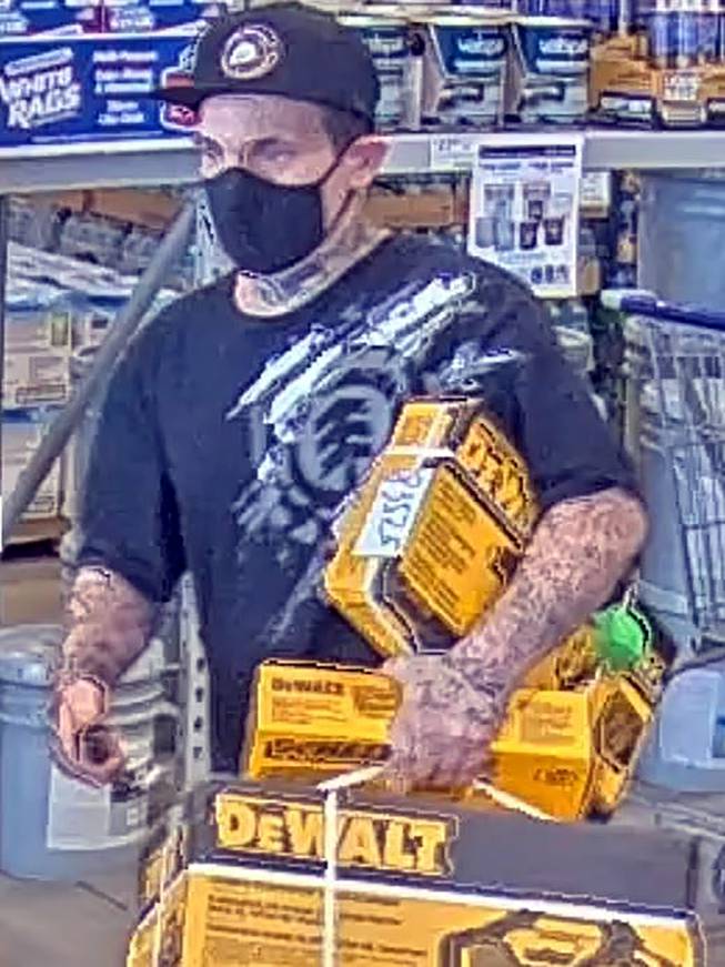 This man robbed the Lowe’s at 7550 W. Washington Ave., near Buffalo Drive, on Aug. 29, 2020.