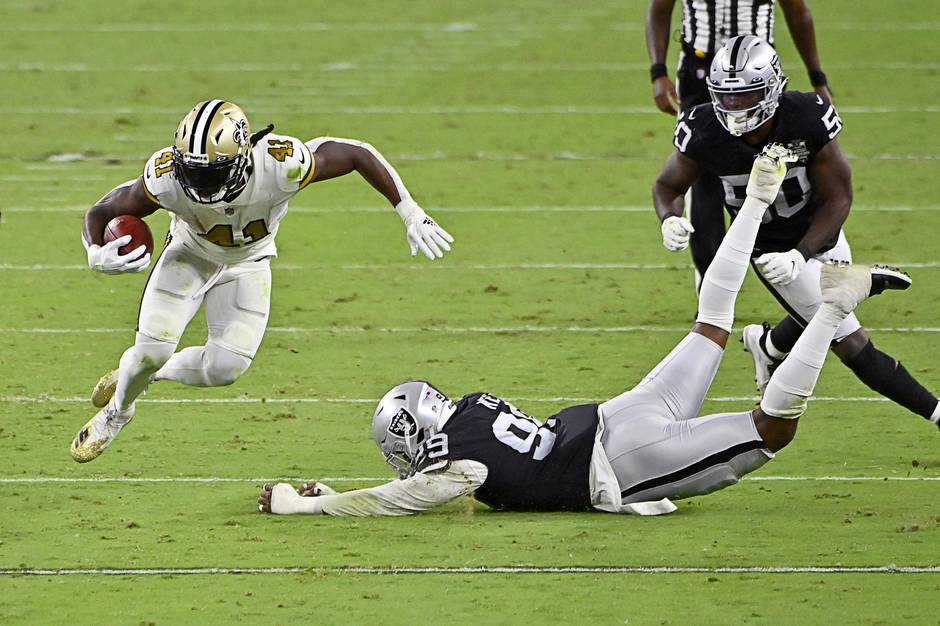 Raiders win 34-24 against Saints during first home game at Allegiant  Stadium