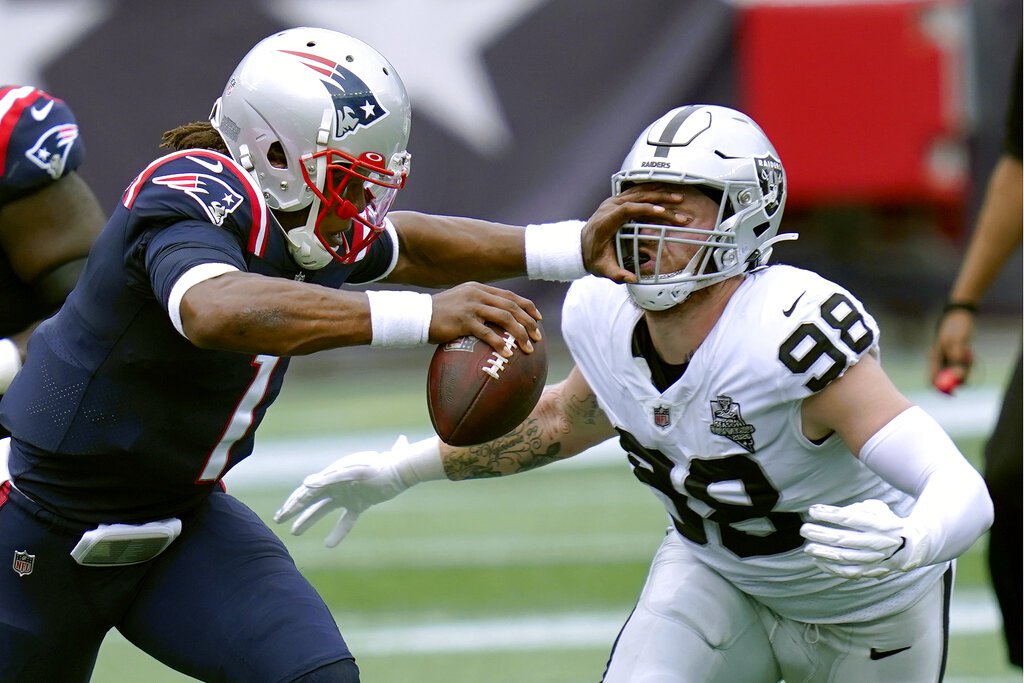 Johnathan Abram Highlights 3 Raiders Defensive Players to Watch in Week 2